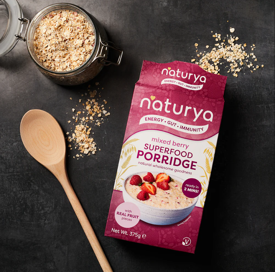 Mixed Berry Superfood Porridge